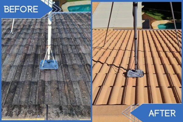 queensland house roof pressure cleaning Noosa North Shore